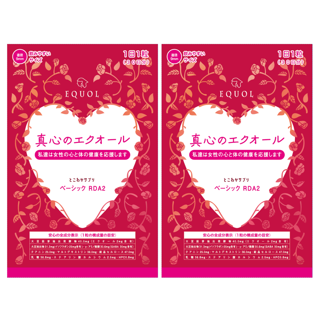 エクオール + イソフラボンに加えてテアニン・GABA ゆらぎ期の「体」と「心」をしっかりケア。