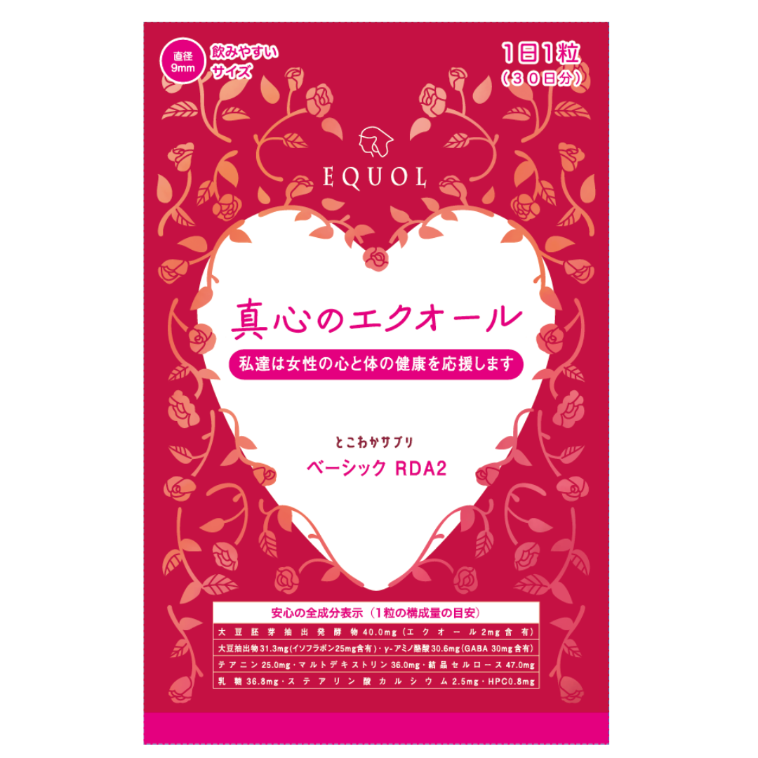 エクオール + イソフラボンに加えてテアニン・GABA ゆらぎ期の「体」と「心」をしっかりケア。